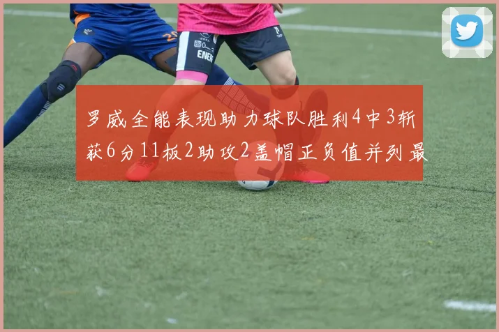 罗威全能表现助力球队胜利4中3斩获6分11板2助攻2盖帽正负值并列最高